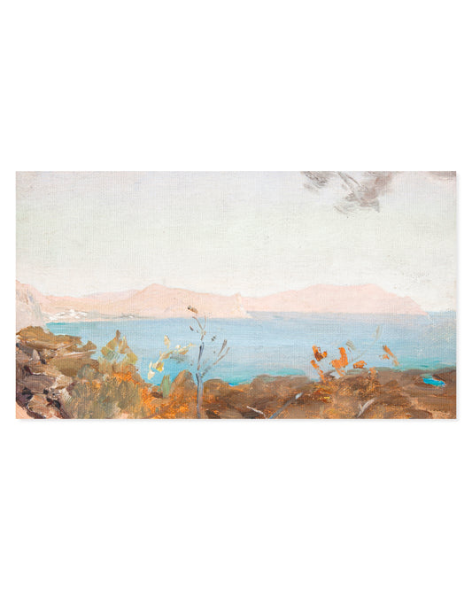 Coastal Landscape TV Art | Digital Download printable wall art by Paperhus