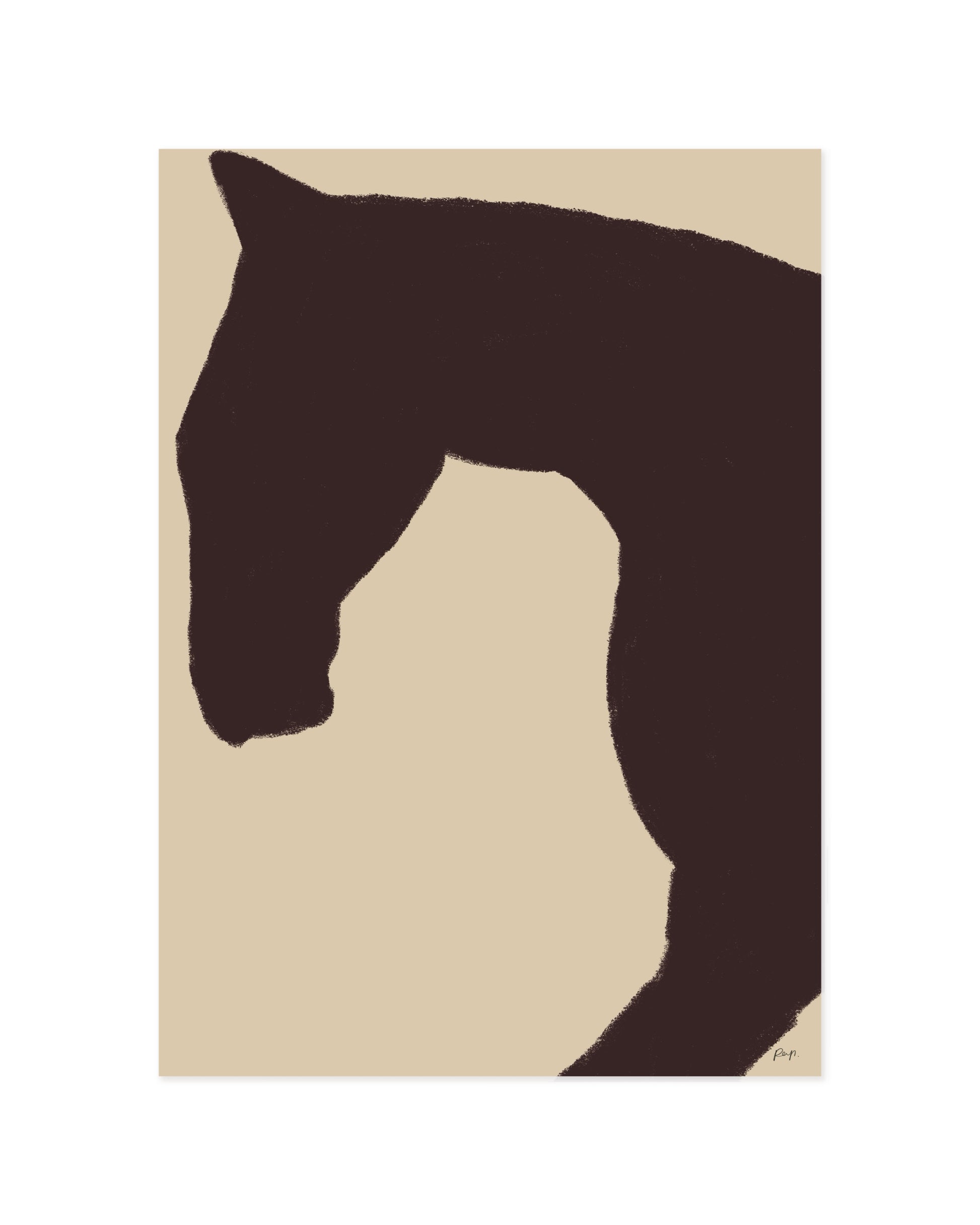 Equine Form I printable wall art by Paperhus
