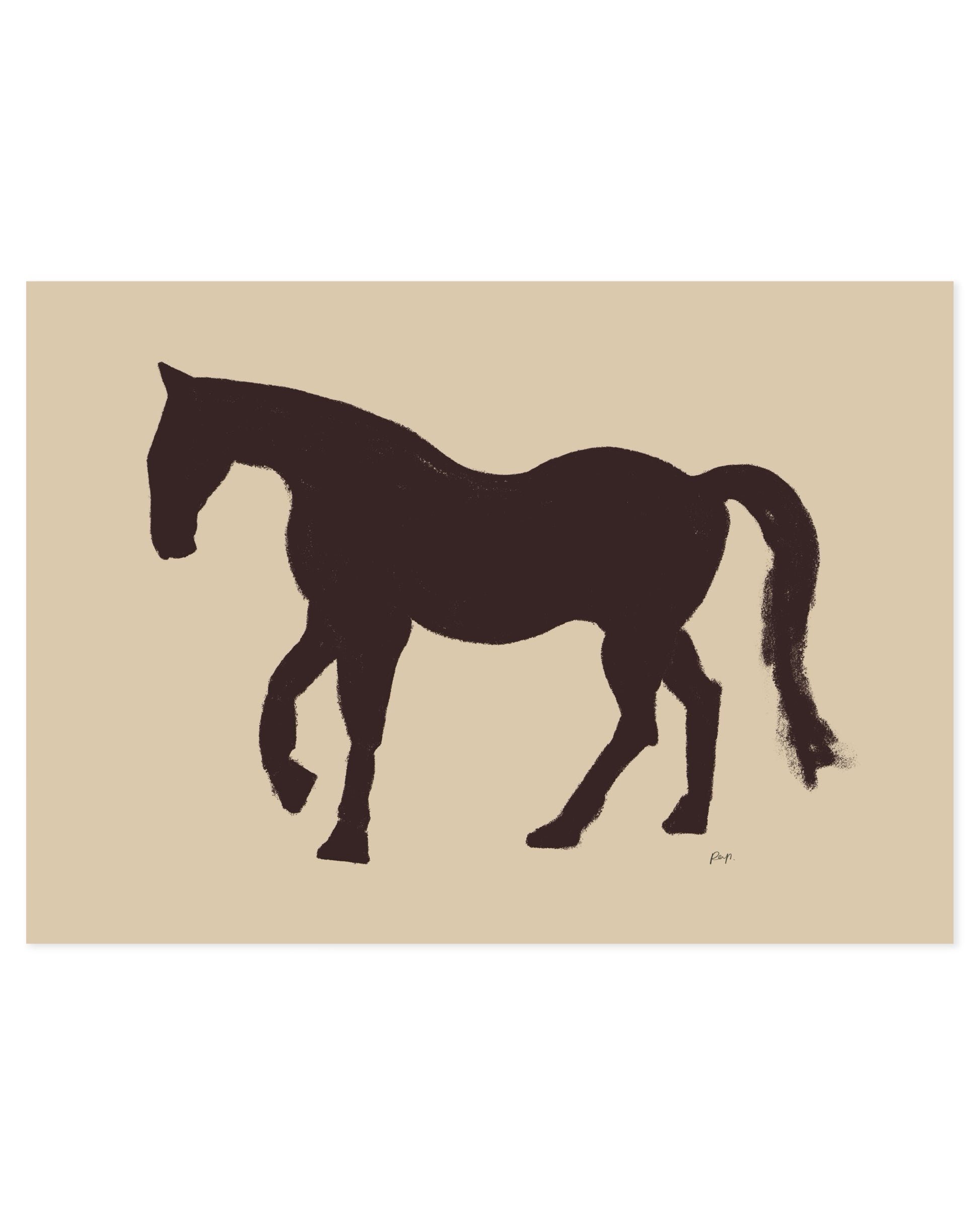 Equine Form II printable wall art by Paperhus