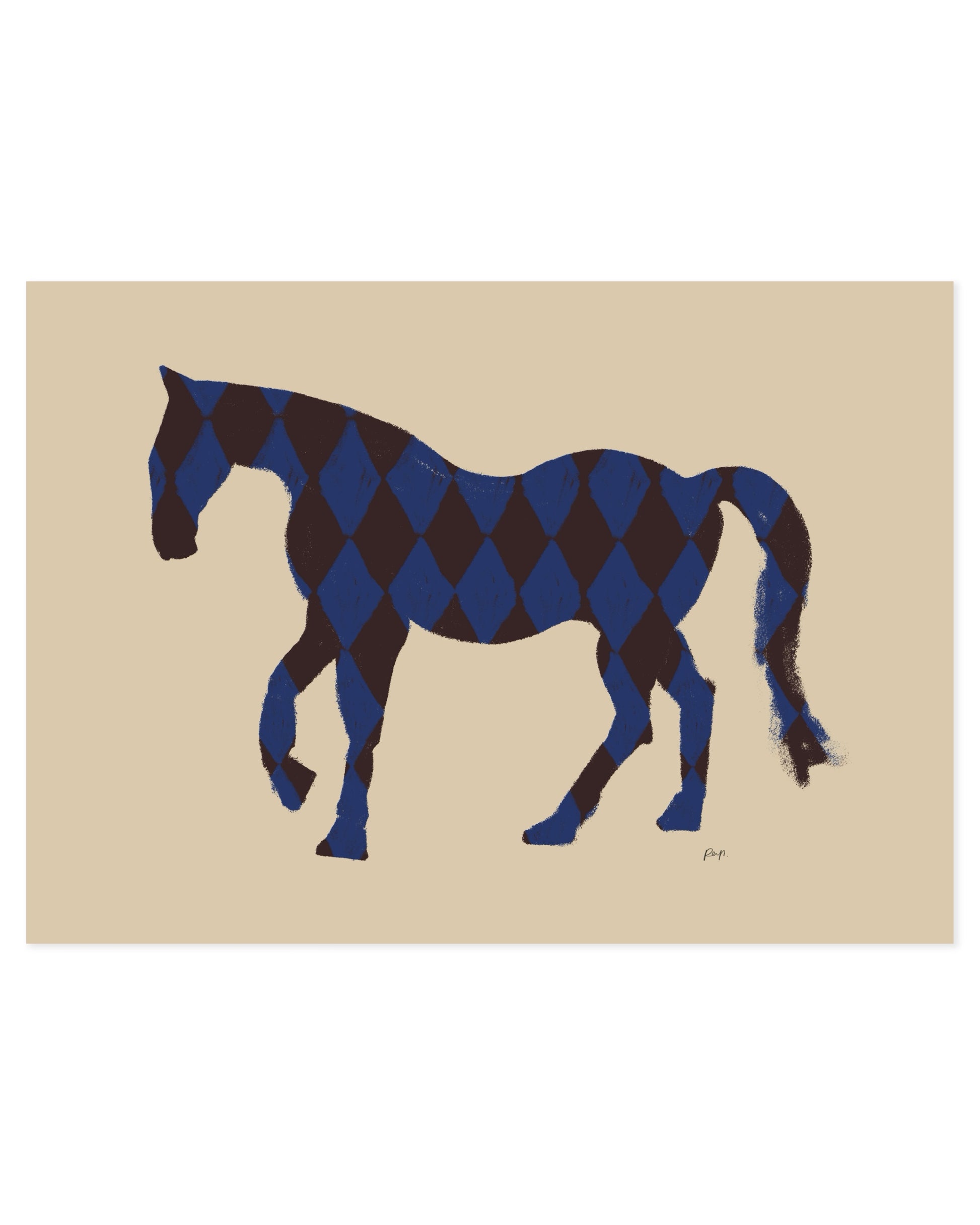 Equine Form III printable wall art by Paperhus