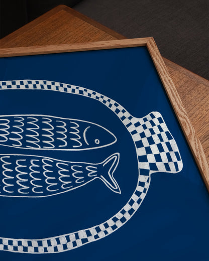 Fish Illustration Printable Wall Art | Digital Download printable wall art by Paperhus