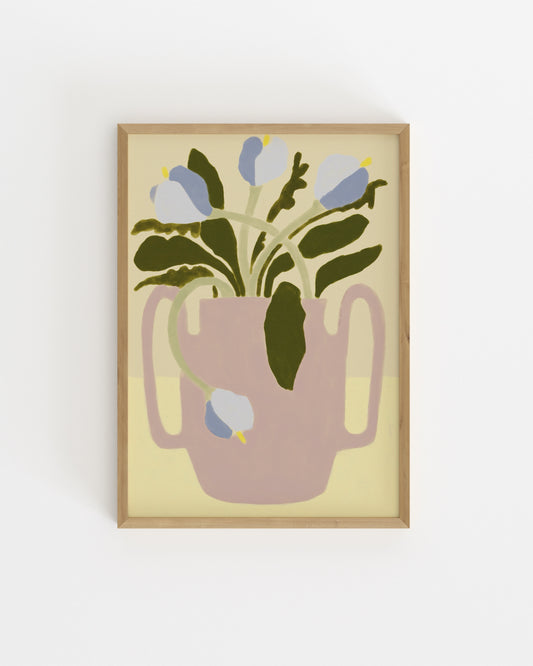 Florals. Vase printable wall art by Paperhus