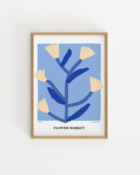 Flower Market Printable Wall Art | Digital Download printable wall art by Paperhus