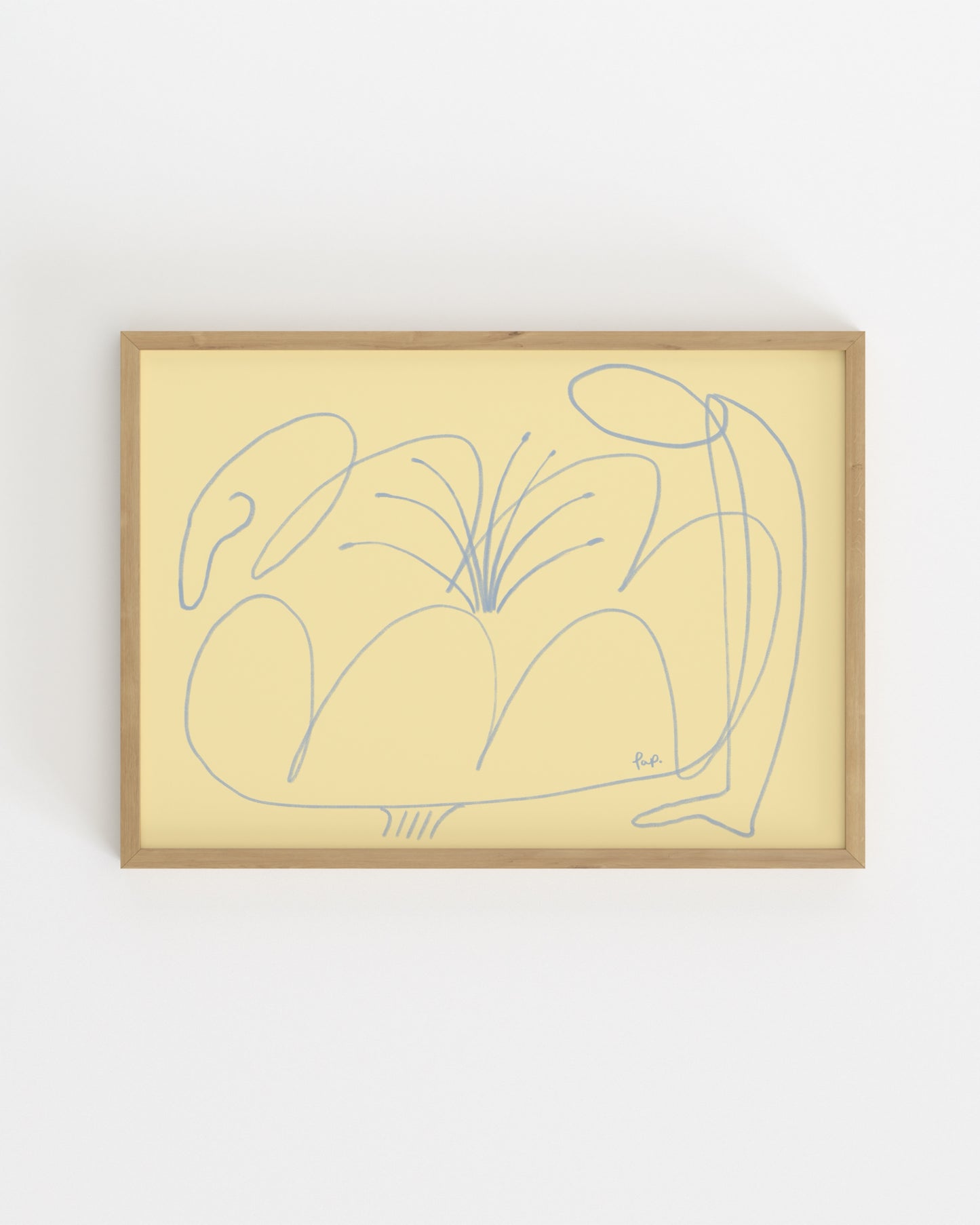 Flower People. Organic form-printable wall art by Paperhus