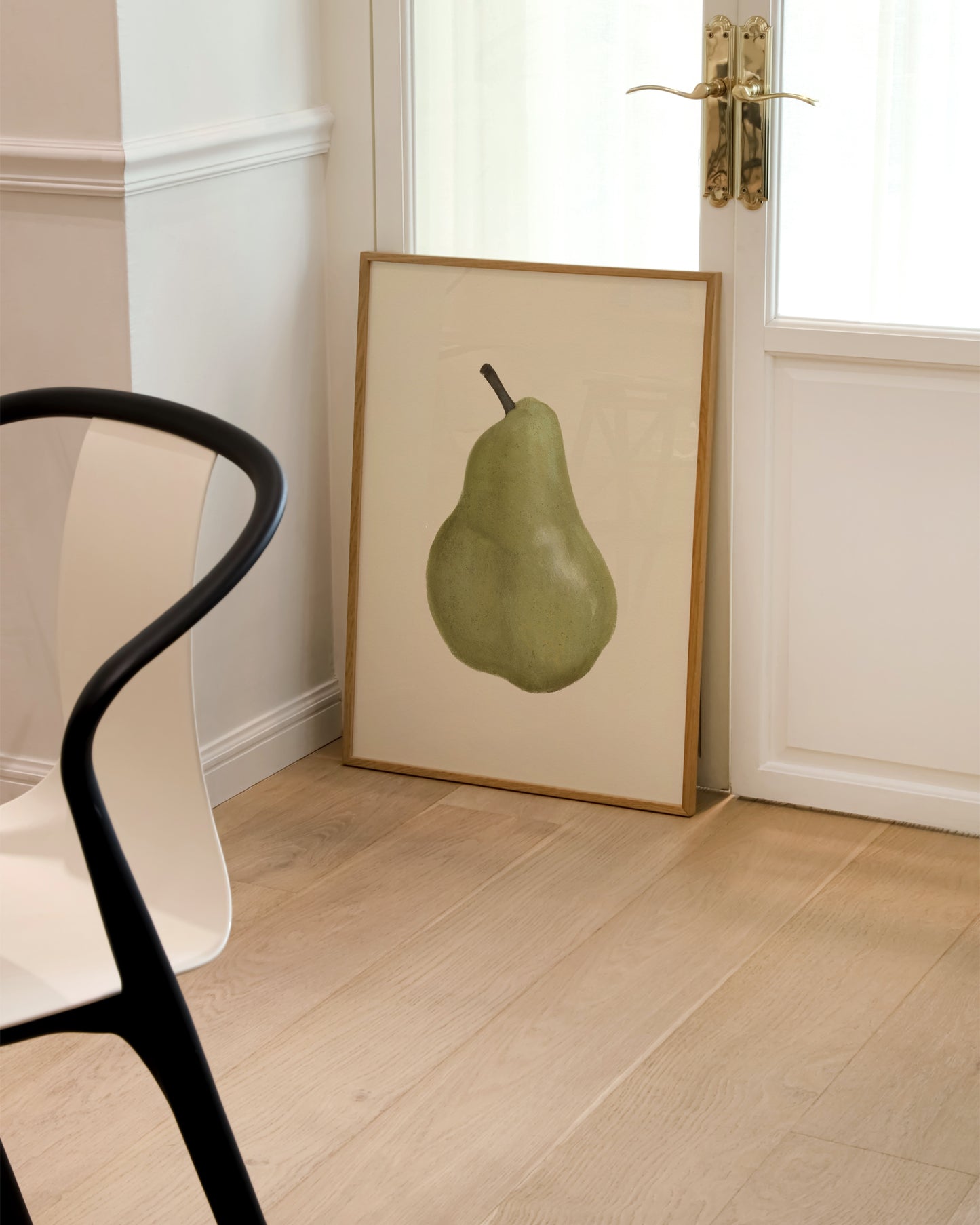 Green Pear Printable Wall Art | Digital Download printable wall art by Paperhus