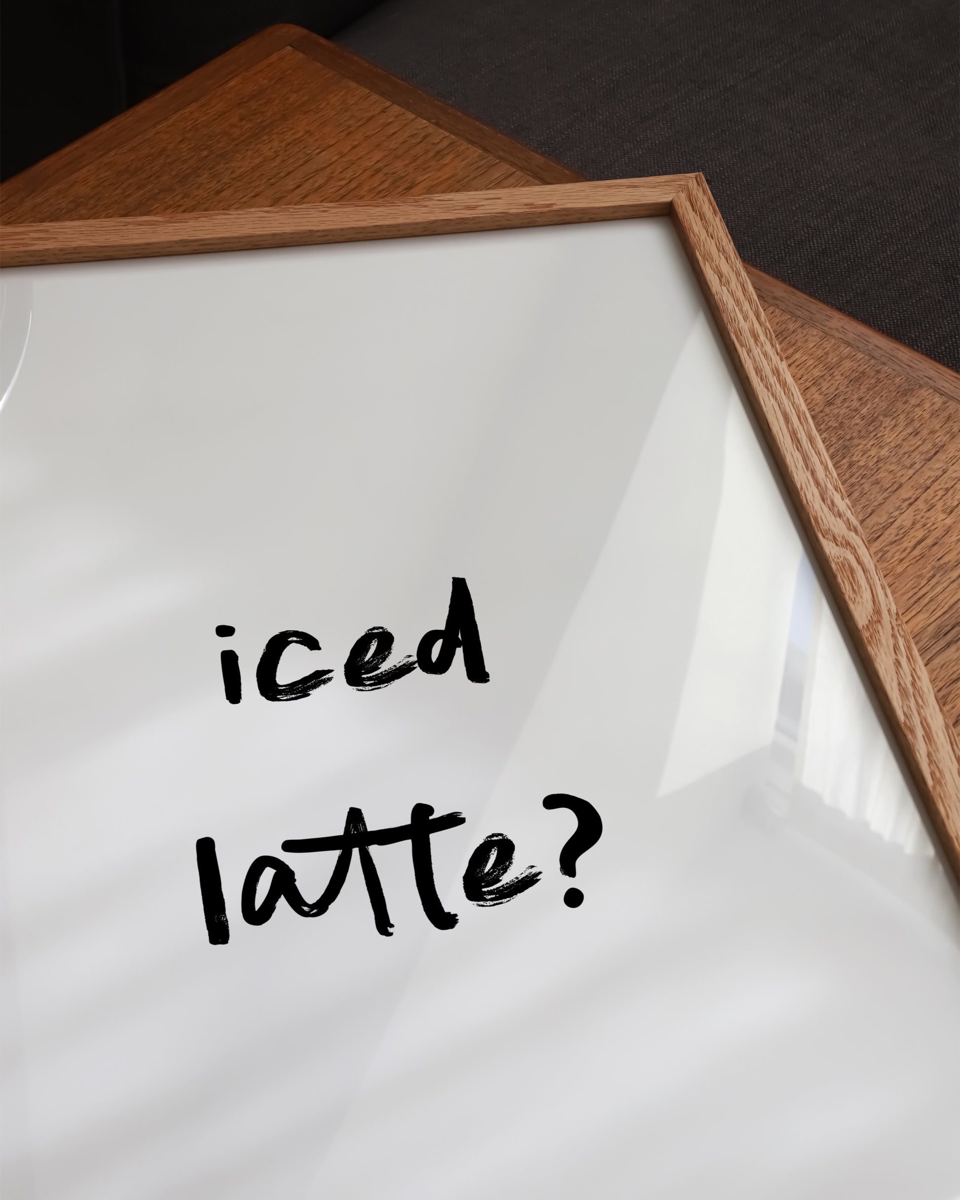 Iced Latte Printable Wall Art | Digital Download printable wall art by Paperhus