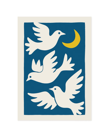 Dove Illustration Printable Wall Art | Digital Download printable wall art by Paperhus