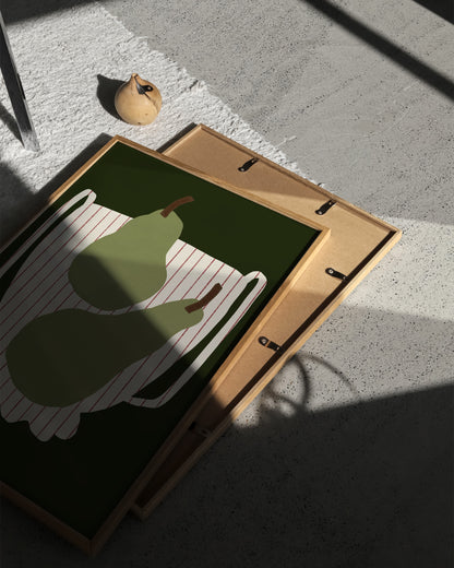 Pear Illustration Printable Wall Art | Digital Download printable wall art by Paperhus