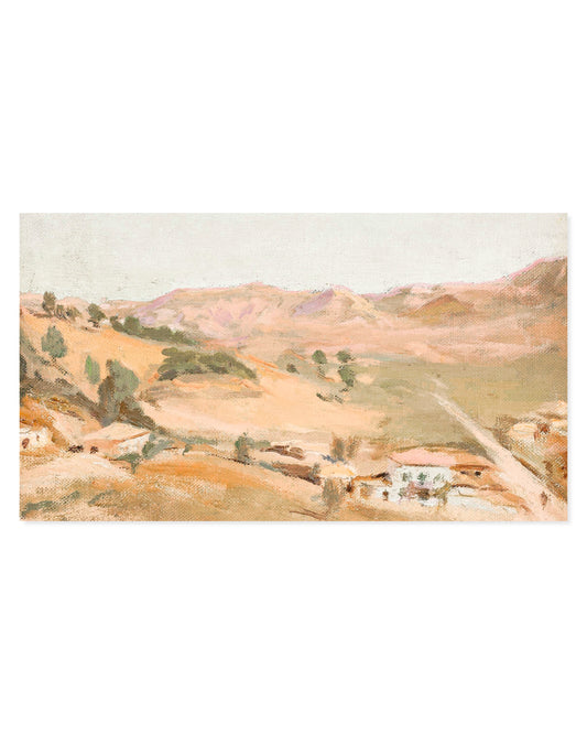 Rustic Hillside TV Art | Digital Download printable wall art by Paperhus