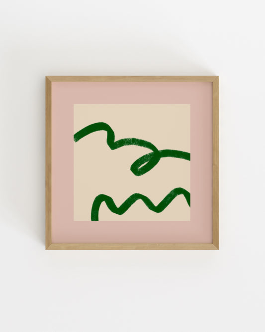 Square Edit. Line Art printable wall art by Paperhus