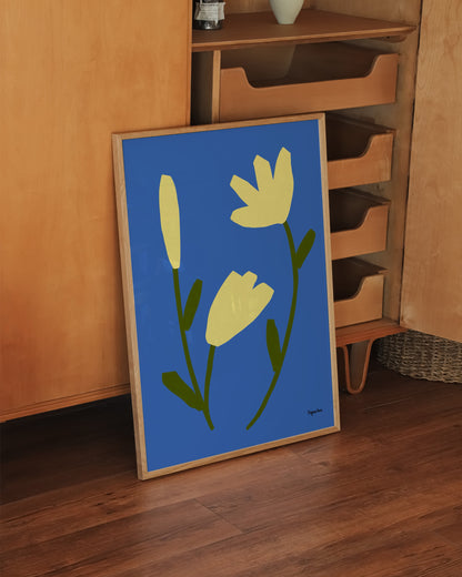 Still Forms. Yellow Flowers printable wall art by Paperhus