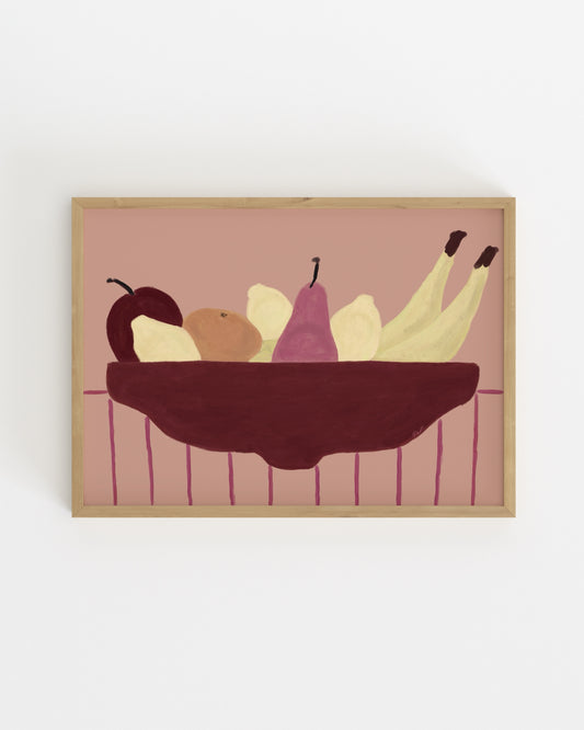 Still Life. Fruit Bowl printable wall art by Paperhus