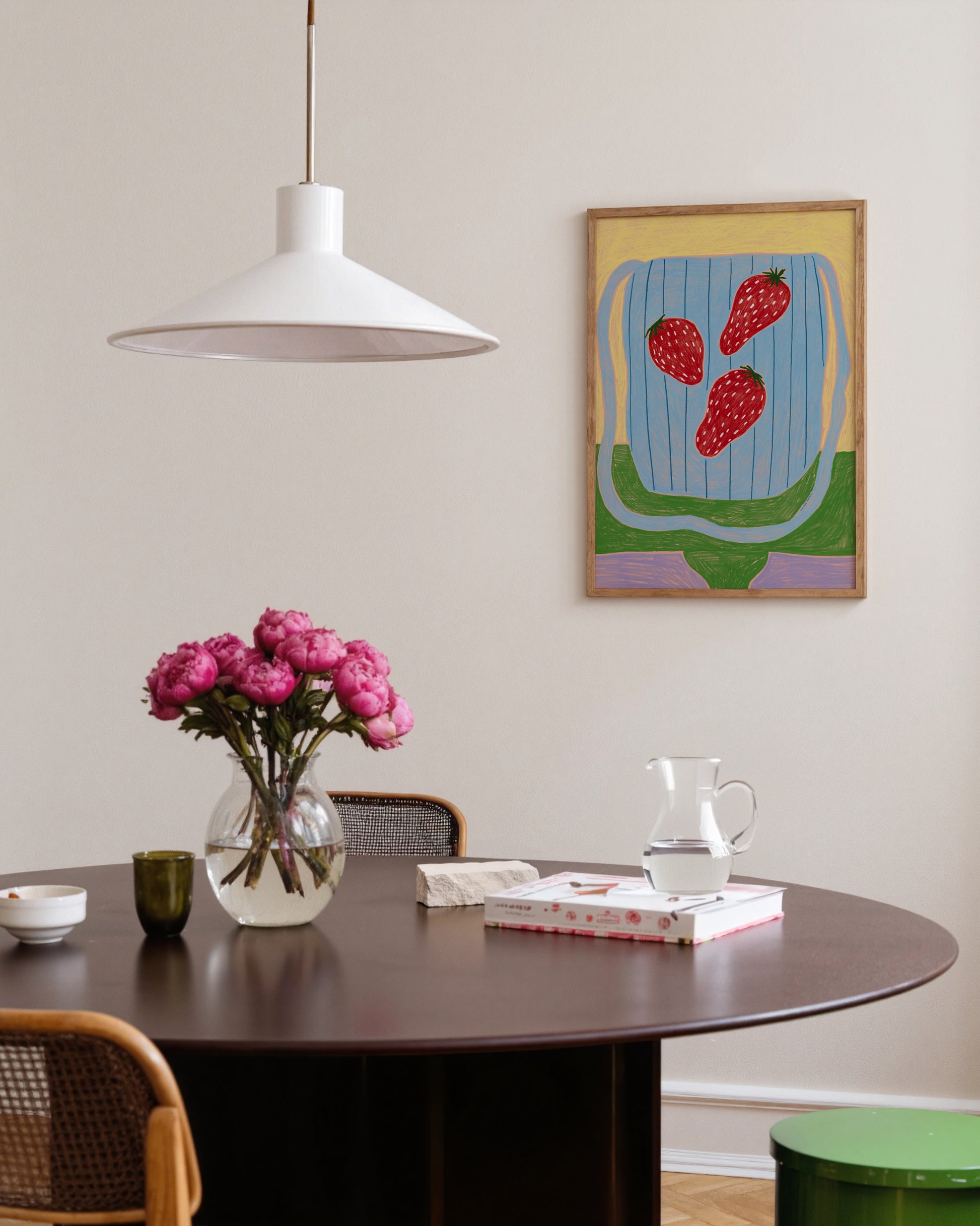 Strawberry Printable Wall Art | Digital Download printable wall art by Paperhus