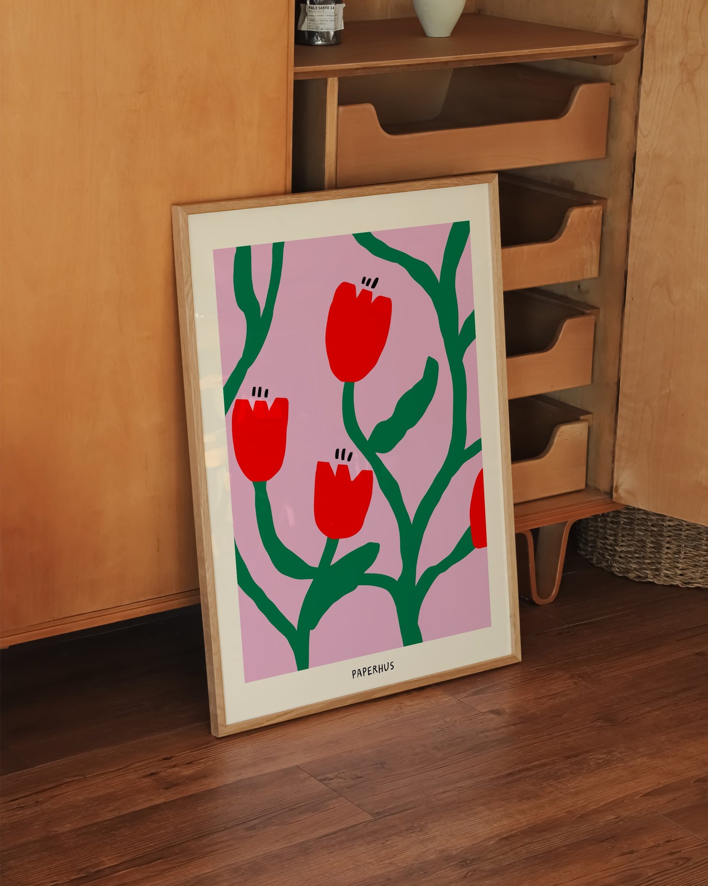 Tulip Illustration Printable Wall Art | Digital Download printable wall art by Paperhus