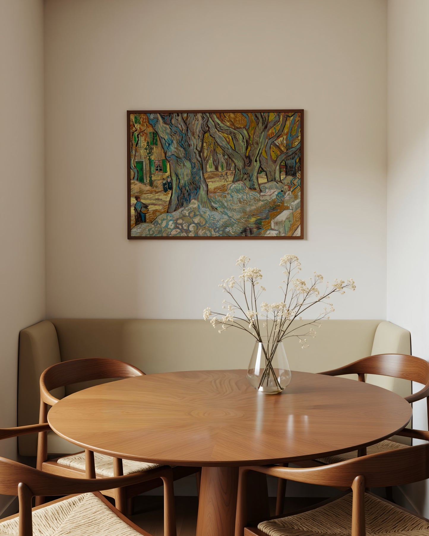 Van Gogh. The Large Plane Trees printable wall art by Paperhus
