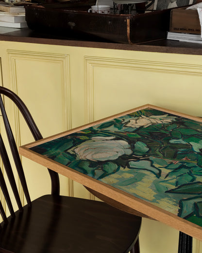 Van Gogh. White Roses printable wall art by Paperhus