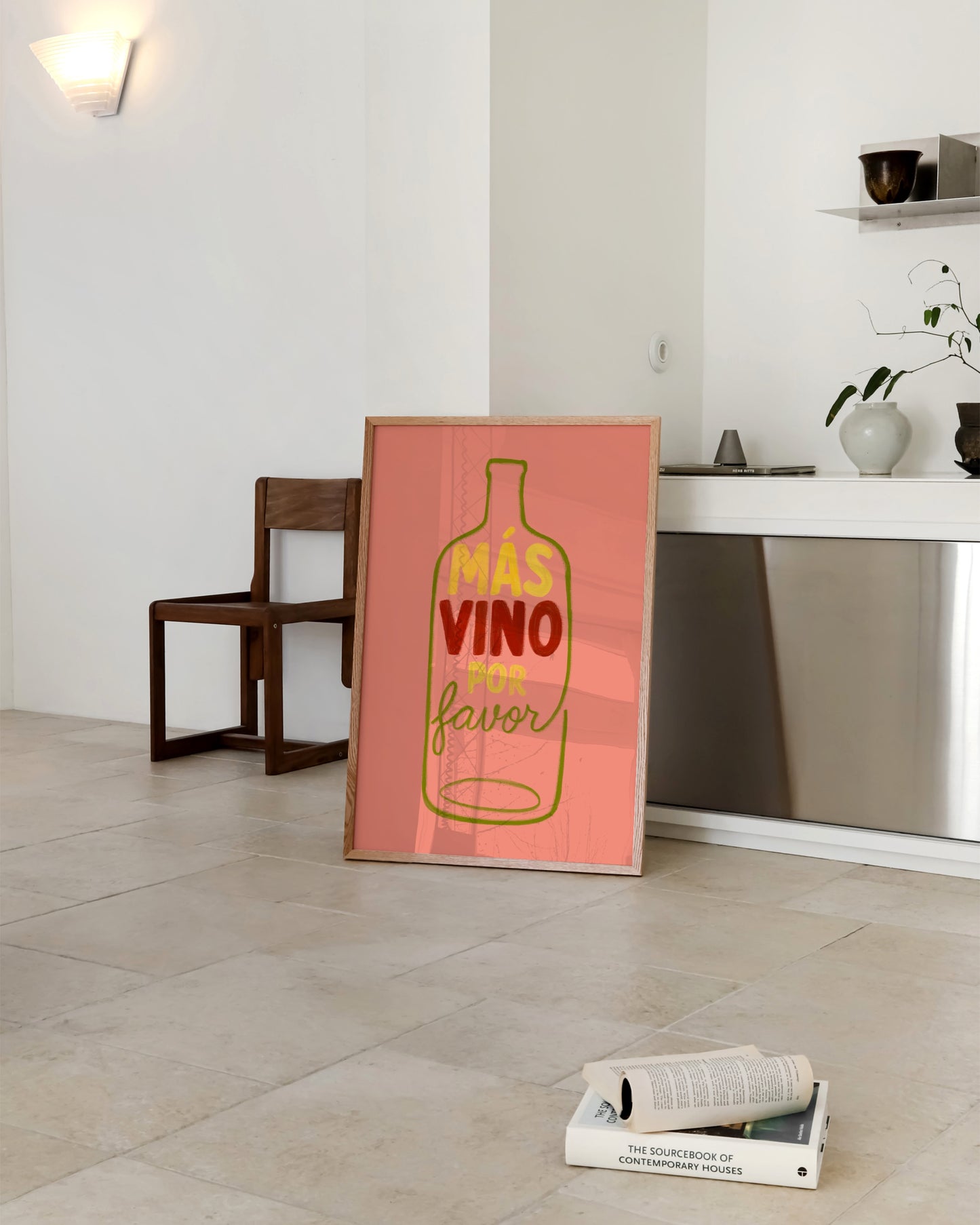 Vino Illustration Printable Wall Art | Digital Download printable wall art by Paperhus