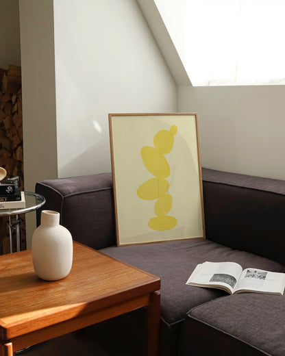 Yellow Abstract Printable Wall Art | Digital Download printable wall art by Paperhus