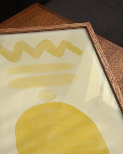 Yellow Abstract Printable Wall Art | Digital Download printable wall art by Paperhus